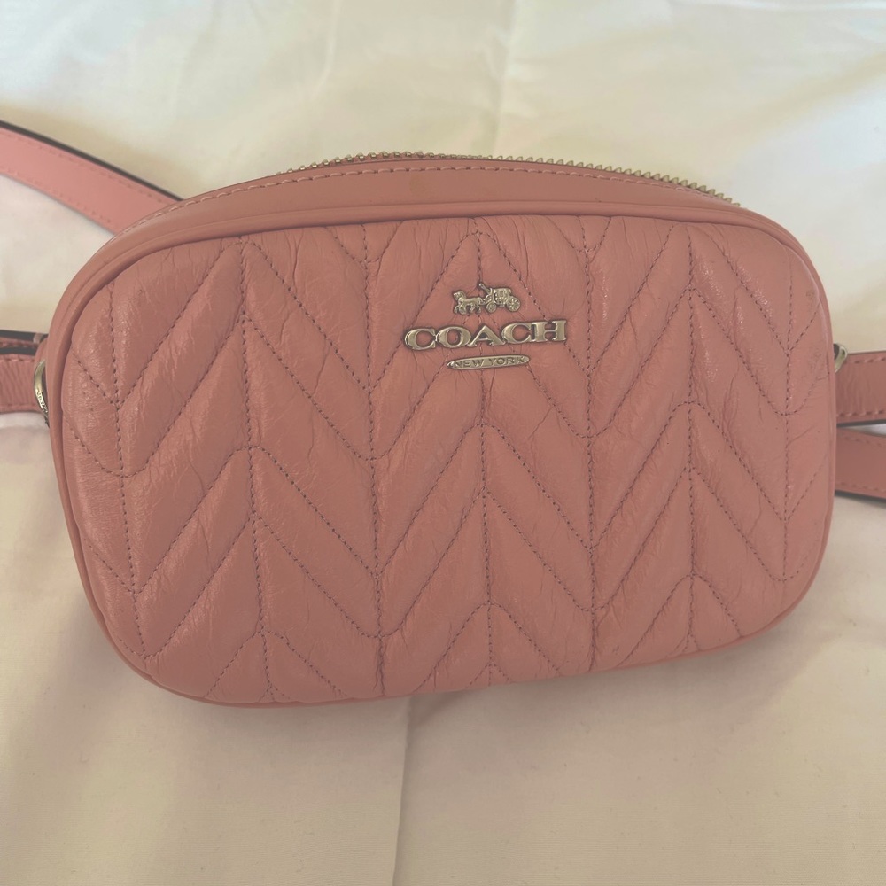 Coach Pink Belt Bag